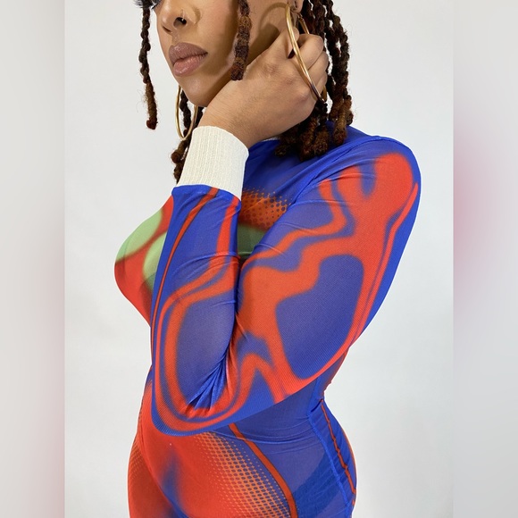 Sheer MIDI Dress - Picture 9 of 15